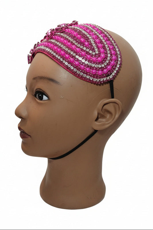 Fuchsia Fascinator Hat for Church, Weddings & Derby Events